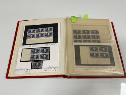 Semi-modern France: Large series of stamps...