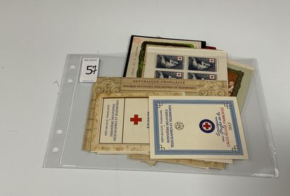 France: Red Cross booklets including 1952...