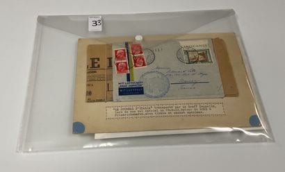 Letters: Set of letters, period 1856/1944,...