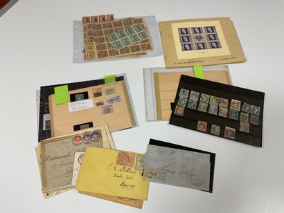 World: Classic and letter stamps, semi-modern...