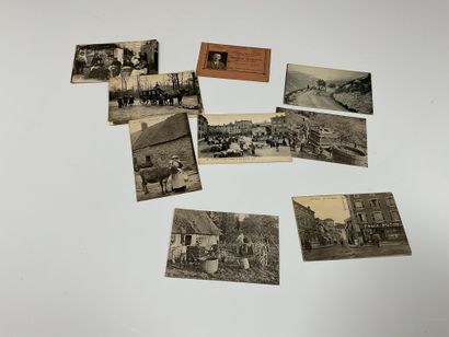 CP France: 21 CPA including Piscop, Jersey...
