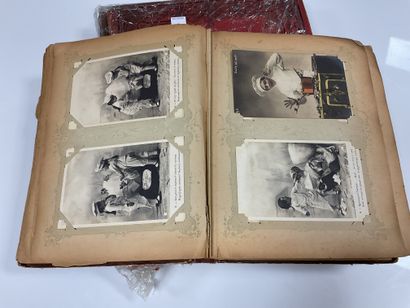 Postcards: early 20th century including advertising,...