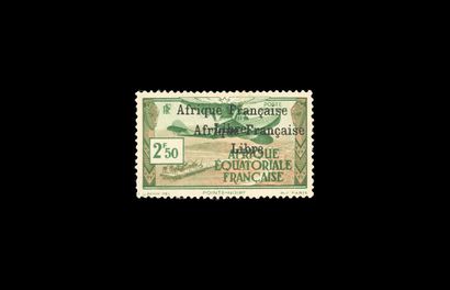 Afrique Equatoriale PA : N°15b-2F50 green...