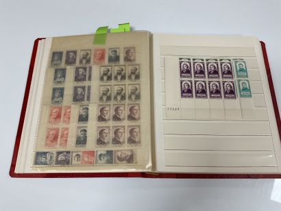 Semi-modern France: Large series of stamps...
