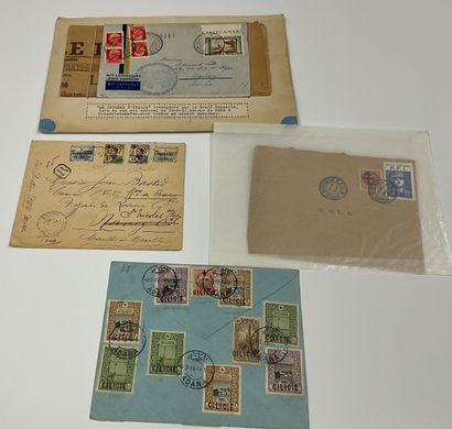 Letters: Set of letters, period 1856/1944,...