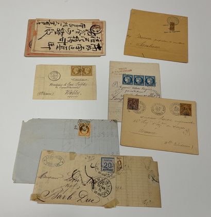 Letters: Set of letters, period 1856/1944,...