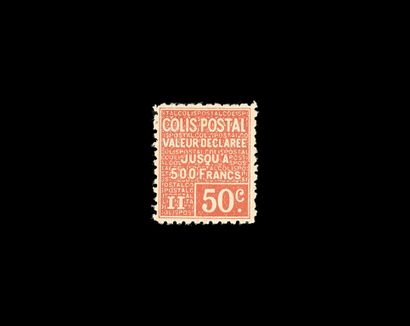 France Colis Postaux YT N°56: 50c red, mint...