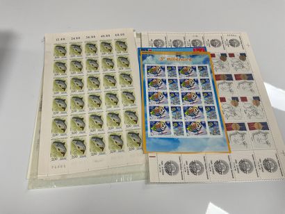 Faciale: Set of Francs sheets, period 1957/2000...