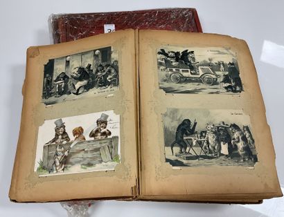 Postcards: early 20th century including advertising,...