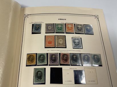 Outremer: Set of mint and cancelled stamps...