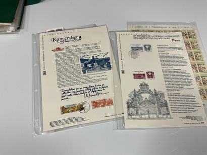 Faciale: Faciale moderne + philatelic documents...