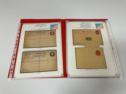 Morocco English offices: Lot of 39 postal...
