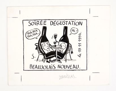 STANISLAS
Illustration for a Beaujolais Nouveau...