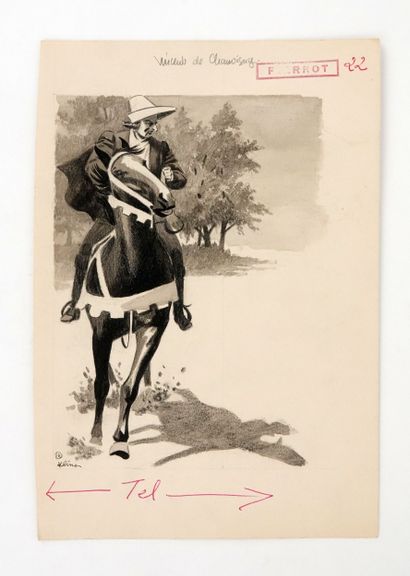 KLINE
Illustration of Vincent de Chauvigny
Pencil...