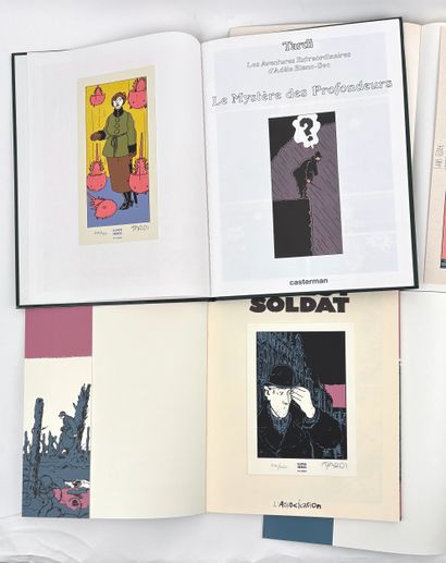 TARDI
Set of four albums with numbered and...