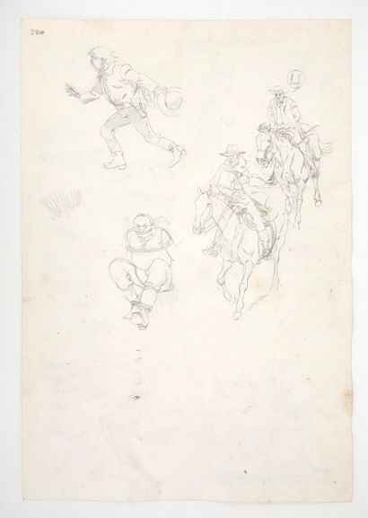 ANONYMOUS
Western board
India ink
40 x 28...