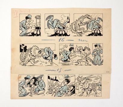 THOMEN
Charlot
Sheet in three strips
India...