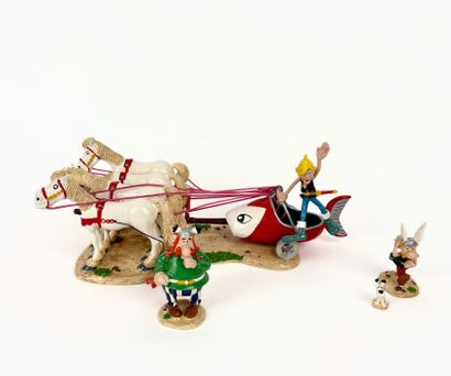 UDERZO
Asterix
Goudurix jumping from his...