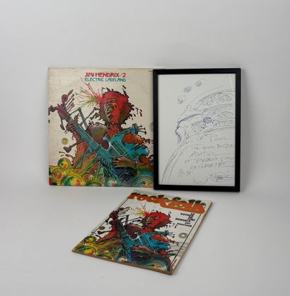 DRUILLET
Nice set including a drawing and...