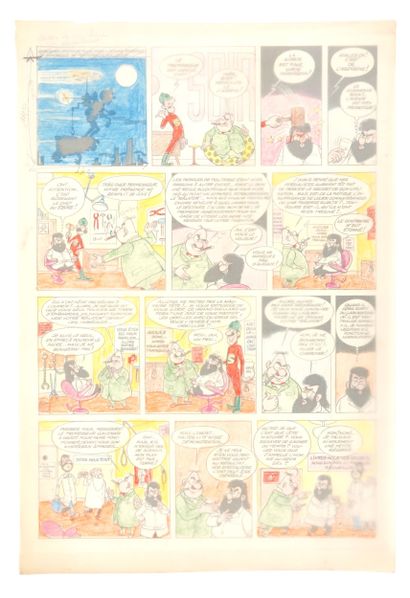 ERIK
Plate 4 of an adventure
India ink
Color...