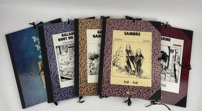 TRAIT POUR TRAIT
Set of five first editions...