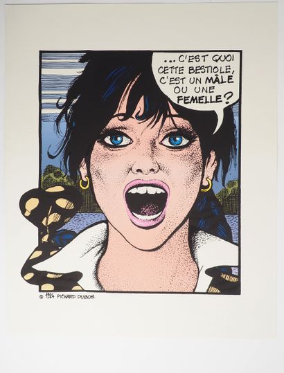 PICHARD
Caroline Cholera
Sérigraphie éditée...