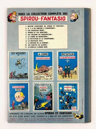 FRANQUIN
Spirou and Fantasio
Le gorille à...