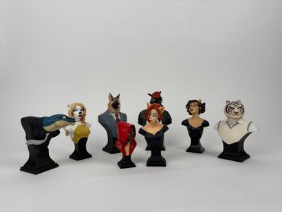 GUARNIDO
Blacksad
Set of 8 mini-figures published...