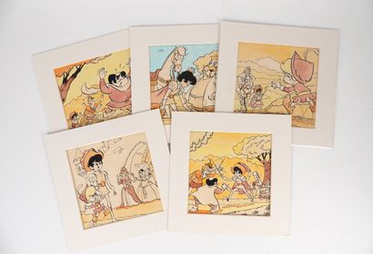 TEZUKA (after)
Set of four illustrations...