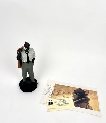 GUARNIDO
Blacksad with a rose
Statuette published...