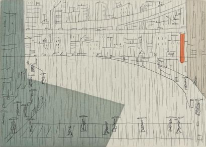 APRIL
Tokyo
Etching published by Alain Beaulet...