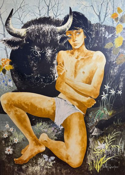 GOURLIER Michel
Large illustration of a young...