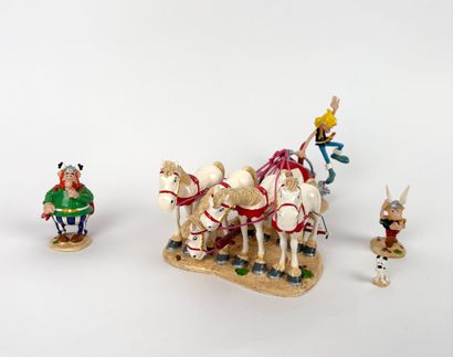 UDERZO
Asterix
Goudurix jumping from his...