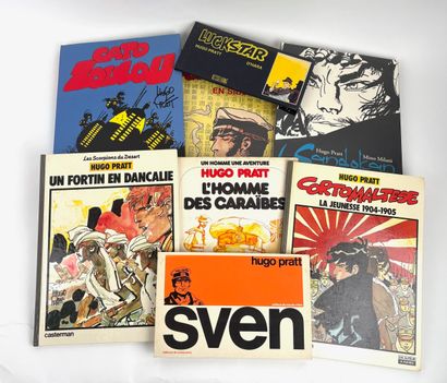 PRATT
Set of albums including Corto Maltese...