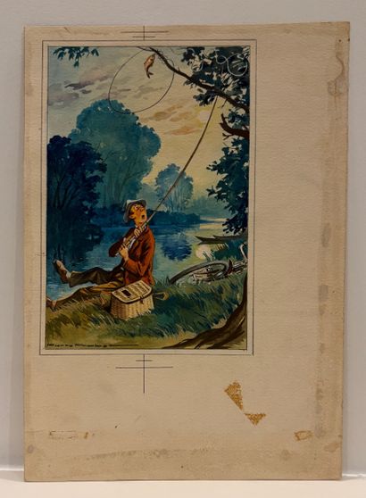 PROBST Pierre *
Un pêcheur bien ennuyé
Illustration...