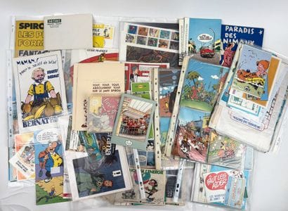 COMICS
Large lot to be sorted of paper documents,...