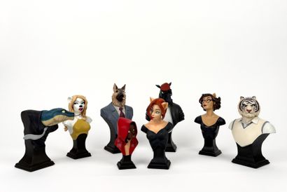 GUARNIDO
Blacksad
Set of 8 mini-figures published...