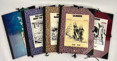 TRAIT POUR TRAIT
Set of five first editions...