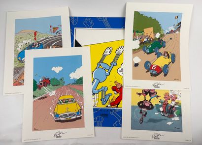 FRANQUIN
Spirou and Fantasio
Set of 4 numbered...