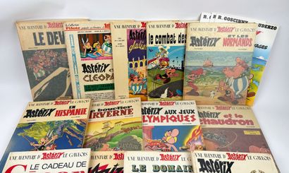 UDERZO
Asterix
Important lot of first edition...