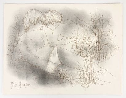GOURLIER Michel
Illustration of two young...