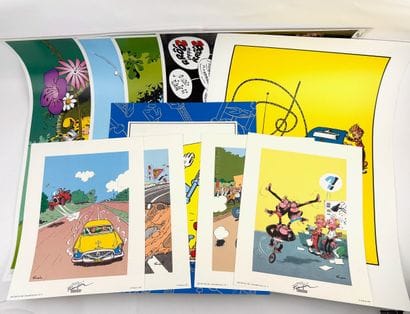 FRANQUIN
Spirou and Fantasio
Set of 4 numbered...