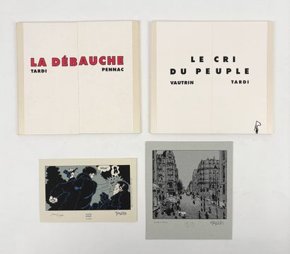 TARDI
Set of four albums with numbered and...