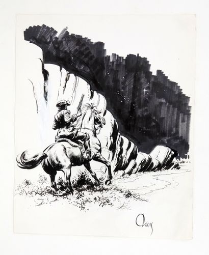 GARCIA Frederic
Illustration of a horseman...
