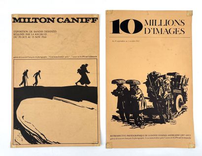 MILTON CANIFF
Set of two rare posters, one...