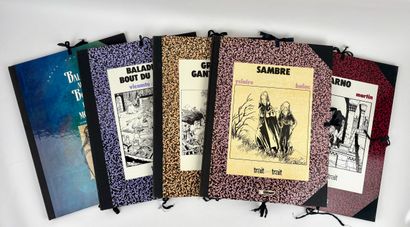 TRAIT POUR TRAIT
Set of five first editions...