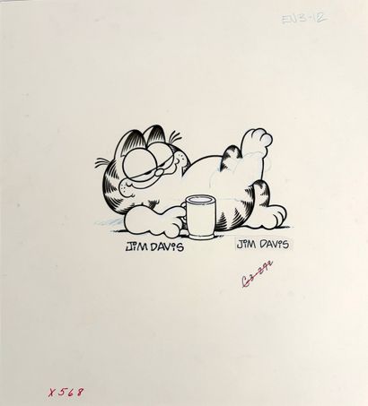 DAVIS Jim
Garfield
Illustration of the famous...
