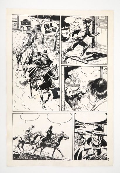 ANONYMOUS
Western board
India ink
40 x 28...