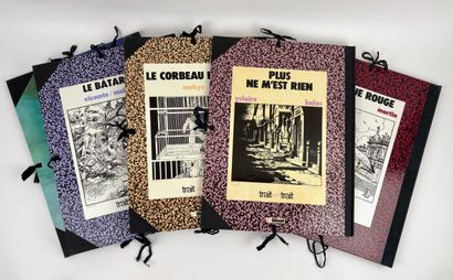 TRAIT POUR TRAIT
Set of five first editions...