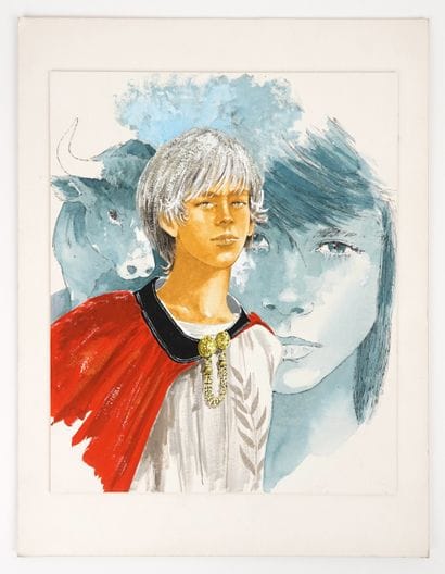 GOURLIER Michel
Illustration of a young Roman...